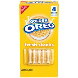 Oreo Fresh Stacks Golden Sandwich Cookies - 8.05 Oz