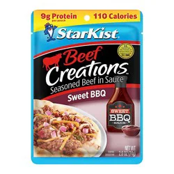 Starkist Beef Creations Sweet Bbq Seasoned Beef In Sauce - 2.6 Oz