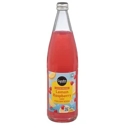 Signature Select Italian Soda Lemon Raspberry 750 Ml - 750 Ml