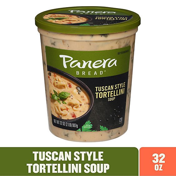 slide 1 of 1, Panera Bread Tuscan Style Tortellini Soup Cup - 32 Oz, 32 oz