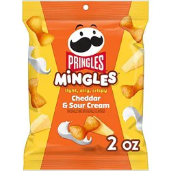 Pringles Mingles Puffed Snacks Cheddar And Sour Cream Cheese Puffs - 2 Oz