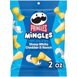 Pringles Mingles Puffed Snacks Sharp White Cheddar And Ranch Cheese Puffs - 2 Oz