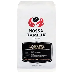 Nossa Familia Teodoro's Italian Roast, Whole Bean - 12 Oz