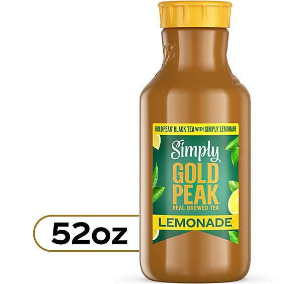 slide 1 of 11, Simply Gold Peak Tea & Lemonade Bottle 52 Fl Oz - 52 Fz, 52 fl oz