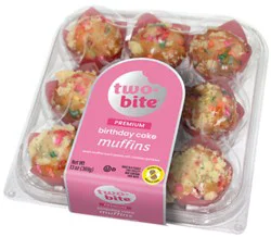 Two-Bite Birthday Cake Muffins - 13 Oz