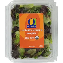 O Organics Lettuce Red Baby Butter & Arugula 5 Oz - 5 Oz