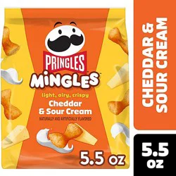 Pringles Mingles Puffed Snacks Cheddar And Sour Cream Cheese Puffs - 5.5 Oz