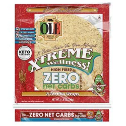 Ole Xtreme High Fiber Zero Net Carb 8ct - .72 Lb