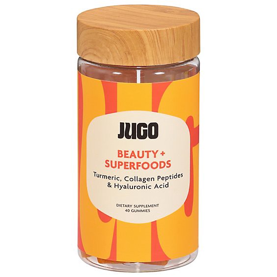 slide 1 of 1, Jugo Beauty Plus Superfoods Gummies - 40 Ct, 40 ct