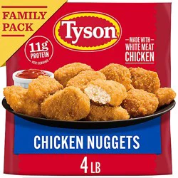 Tyson Frozen Chicken Nuggets Family Pack - 64 Oz