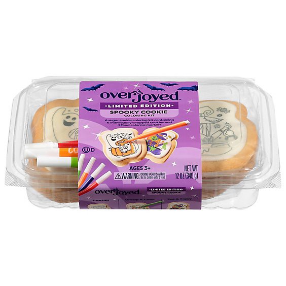 slide 1 of 1, Overjoyed Spooky Cookie Coloring Kit - 12 Oz, 12 oz