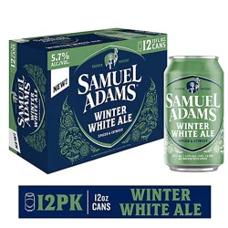 Samuel Adams Winter White Ale Seasonal Beer Cans - 12-12 Fl. Oz.