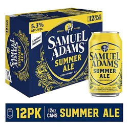 Samuel Adams Summer Ale Seasonal Beer Cans - 12 - 12 Fl. Oz.