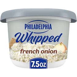 Philadelphia French Onion Whipped Cream Cheese, 7.5 Oz Tub - 7.5 Oz