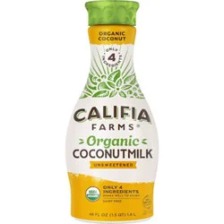 Califia Farms Organic Unsweetened Coconut Milk 48 Fz - 48 Fz
