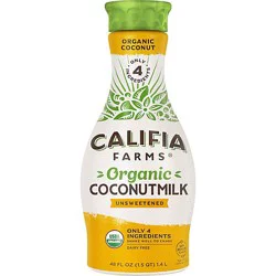 Califia Farms Organic Unsweetened Coconut Milk 48 Fz - 48 Fz