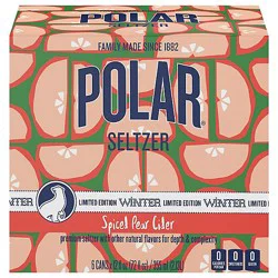 Polar Seltzer Spiced Pear 6-12fz - 6-12 Fz