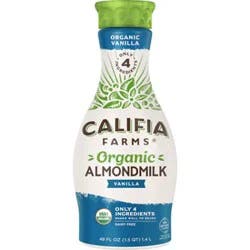 Califia Farms Organic Vanilla Almond Milk 48 Fz - 48 Fz