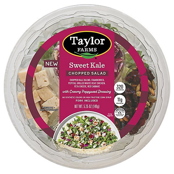 slide 1 of 5, Taylor Farms Sweet Kale Chopped Salad 5.25oz - 5.25 Oz, 5.25 oz