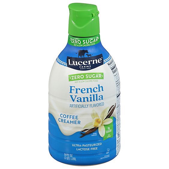 slide 1 of 1, Lucerne Creamer Non Dairy French Vanilla Sugar Free 64 Fz - 64 Fz, 64 fl oz