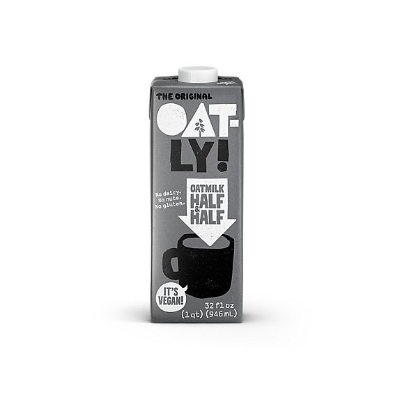 slide 1 of 1, Oatly Oatmilk Barista Half & Half Chilled 32fz - 32 Fz, 32 fl oz
