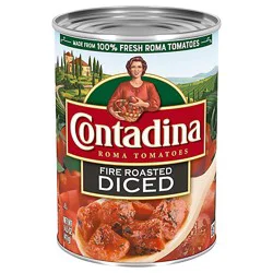 Contadina Fire Roasted Diced Tomatoes Can - 14.5 Oz - 14.5 Oz