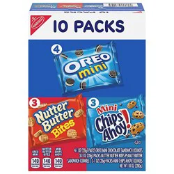 Nabisco Chips Ahoy/nutter Butter/oreo Variety Pack - 10 Count