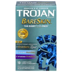 Trojan Condom Bareskin Variety Pack 10 Ct - 10 Ct