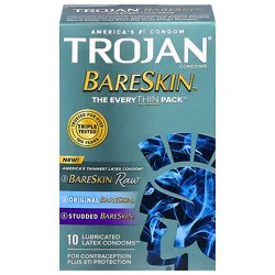 Trojan Condom Bareskin Variety Pack 10 Ct - 10 Ct