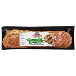 Farmer John Pork Loin Fillet Roasted Garlic Herb - 22 Oz