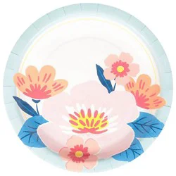 American Greetings Colorful Flowers Lunch Napkins - 20 Count