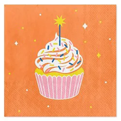 American Greetings Cupcake Birthday Lunch Napkins - 20 Count
