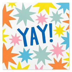 American Greetings Yay! Birthday Lunch Napkins - 20 Count
