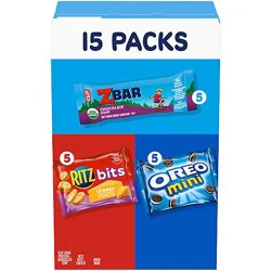 Nabisco Variety Pack With Zbar 15ct - 15 Ct