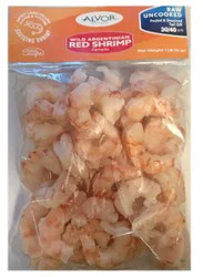 Alvor Wild Red Argentinian Shrimp Pd 30/40 Tail Off - 16 Oz