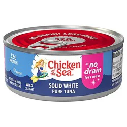 Chicken Of The Sea Solid White Pure Tuna No Drain 4oz - 4 Oz