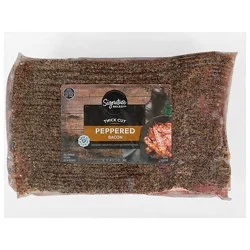 Signature Select Bacon Peppered Thick Prop 12 Compliant 48 Oz - 48 Oz