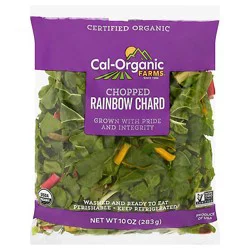 Cal-Organic Farms Organic Chopped Rainbow Chard 10oz - 10 Oz