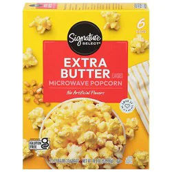 Signature Select Popcorn Microwave Butter 6-3.15 Oz - 6-3.15 Oz