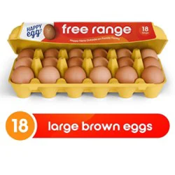Happy Egg Free Range - 18 Ct