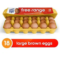 Happy Egg Free Range - 18 Ct