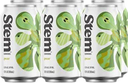 Stem Pear Cider 6-12 Fl Oz In Cans - 6-12 Fz