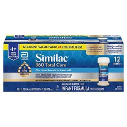 Similac 360 Total Care 2 Ounce Bottle 2-12 Packs - 1.5 Pt