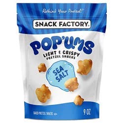 Snack Factory Pop'ums Sea Salt Pretzel Snacks - 9 Oz