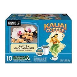 Kauai Single Serve 10 Count Vanilla Macadamia Nut K-Cup - 10 Ct