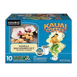 Kauai Single Serve 10 Count Vanilla Macadamia Nut K-Cup - 10 Ct
