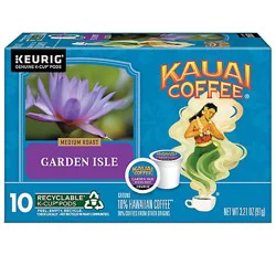 Kauai Single Serve 10 Count Garden Isle K Cup - 10 Ct