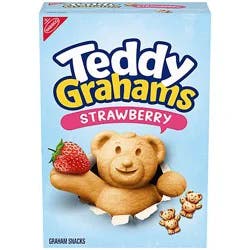 Teddy Grahams Strawberry 10oz - 10 Oz