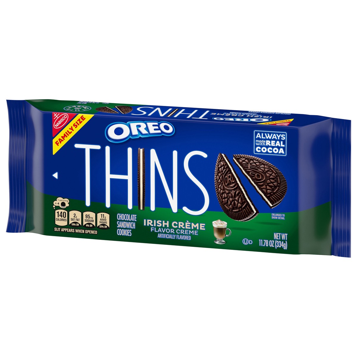 slide 2 of 13, Oreo Thins Irish Creme 11.78oz - 11.78oz, 11.78 oz