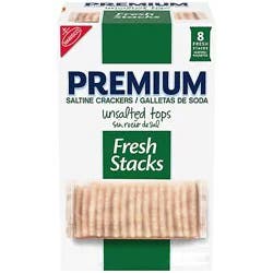 Premium Crackers Unsalted 14.2oz - 14.2 Oz